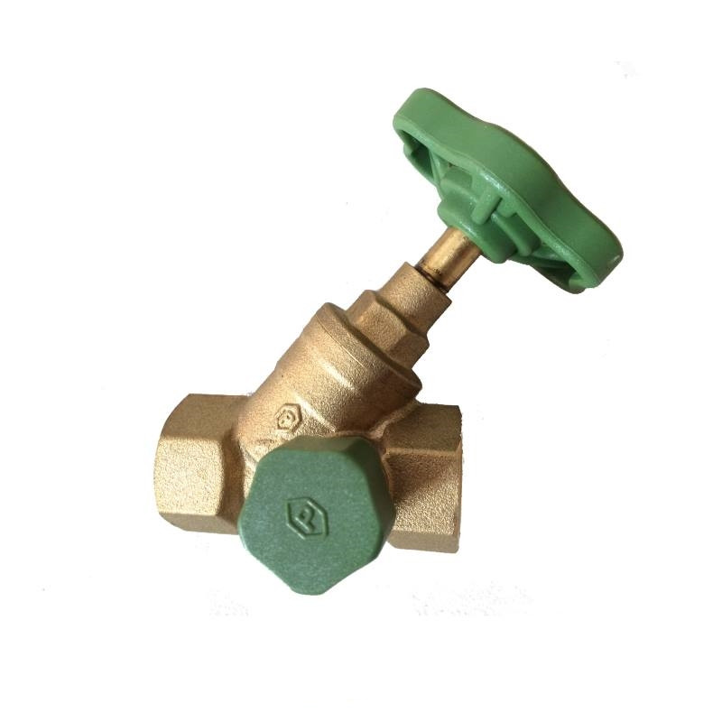 Schrägsitzventil mit Entleerung