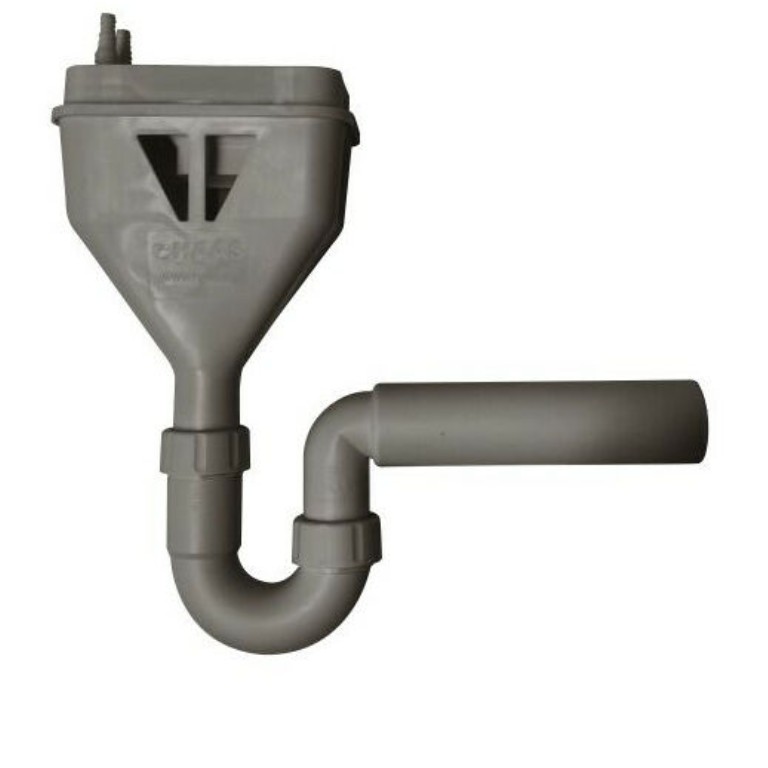 OHA Multitri mit Siphon und Befestigung – Sicherer freier Ablauf nach DIN EN 1717