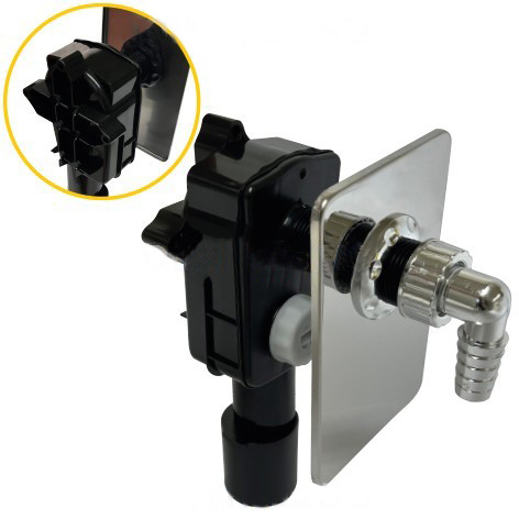 Unterputz-Geräte-Siphon OHA 4000 für Waschmaschinen & Geschirrspüler